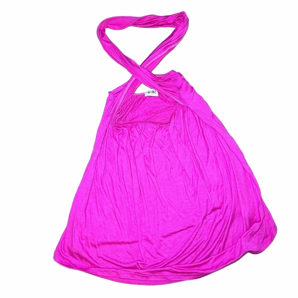 Filly Flair Bibi Hot Pink Criss Cross Top Size Medium